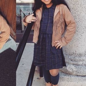 Abercrombie Kids fringe jacket